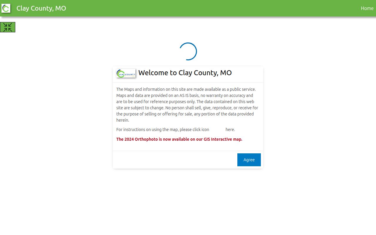 Gladstone street directory Clay County GIS parcel viewer